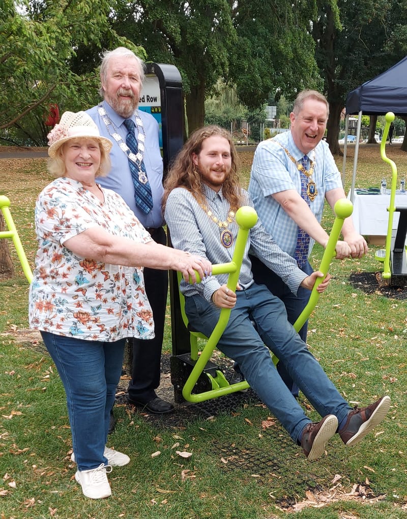 Outdoor Gym Equipment Officially Open