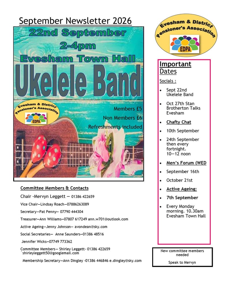 September Newsletter