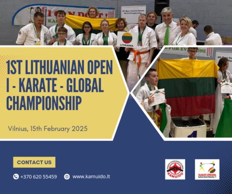 1st Incslusive Karate Lithuanian Championship