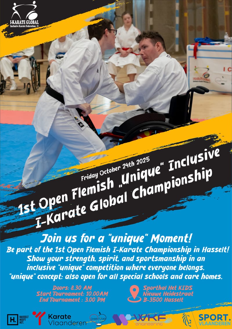 1st Open Flemish Inclusive I-Karate Global Championship