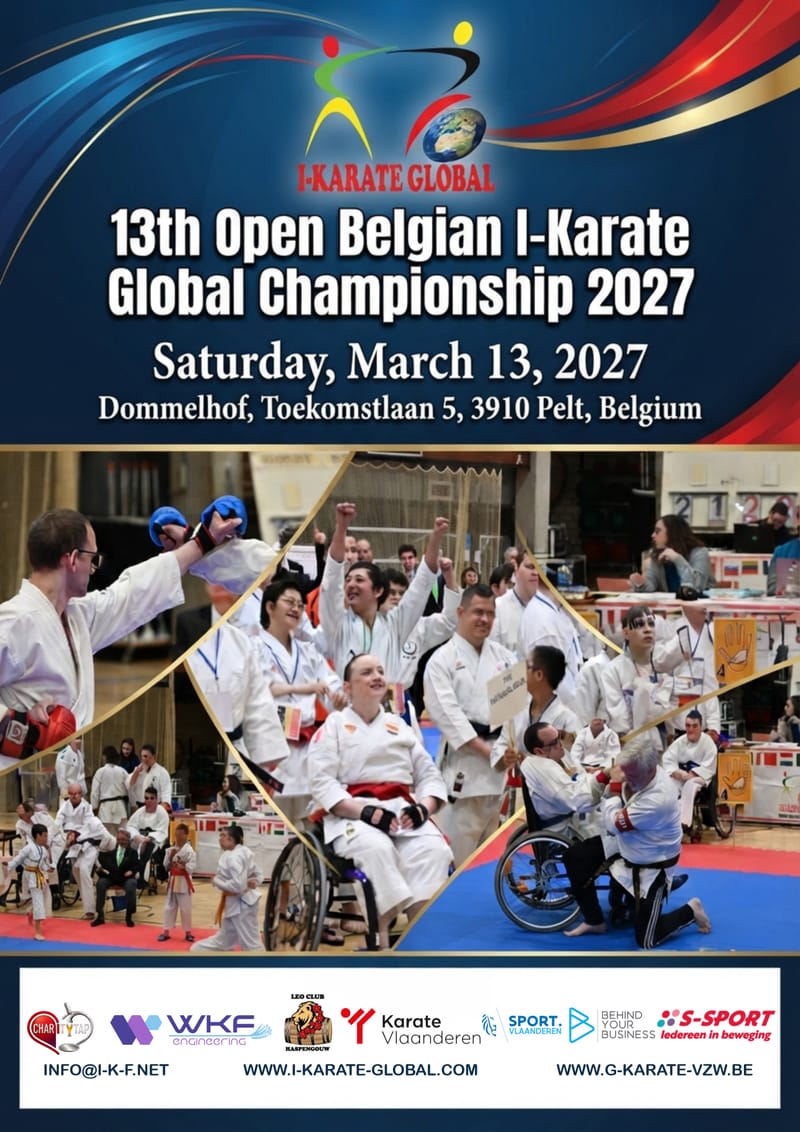 13th Open Belgian I-Karate Global Championship 2027