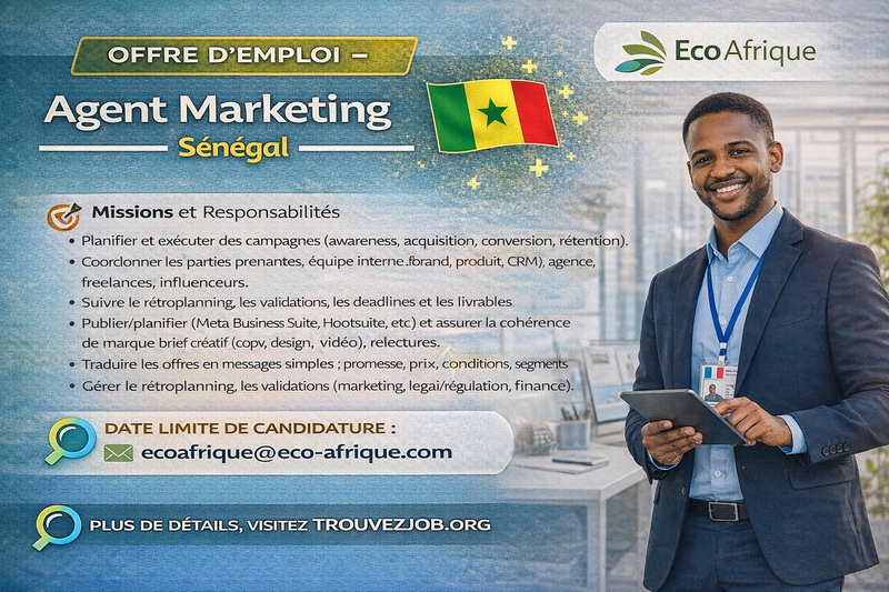 📢 Offre – Conducteur de travaux – Sénégal