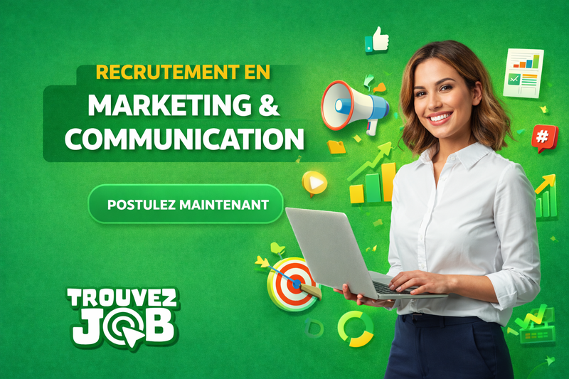 📣 Offre – Responsable Marketing & Communication – Sénégal