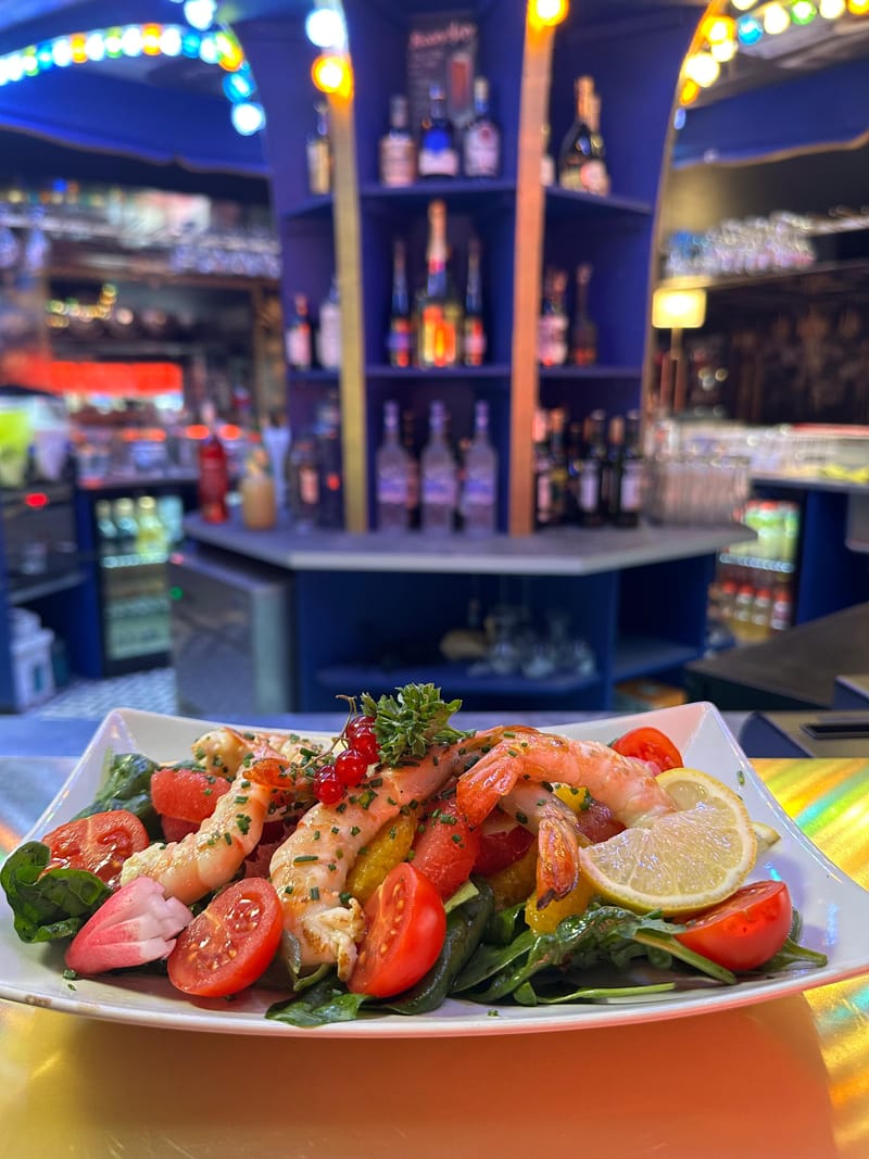 SALADE DE GAMBAS EXOTIQUE