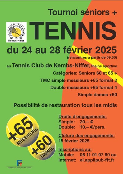 Tournoi Séniors +