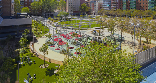 Le nouveau Parc de la Colonia Castells à Barcelone