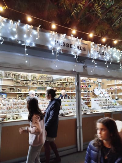 Le marché de Noël de la Sagrada Familia
