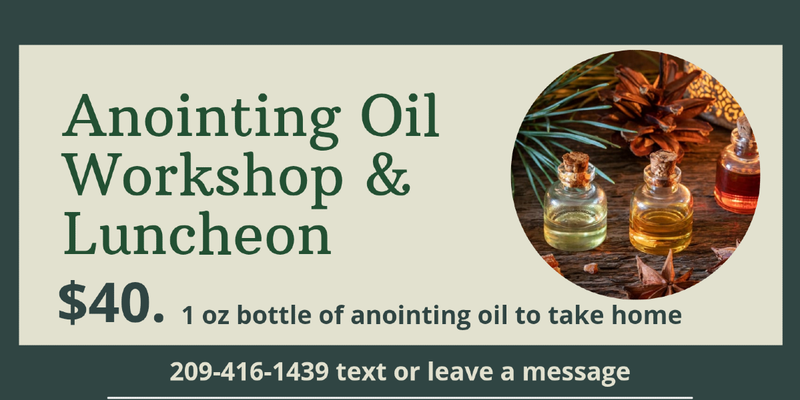 Anointing oil seminar