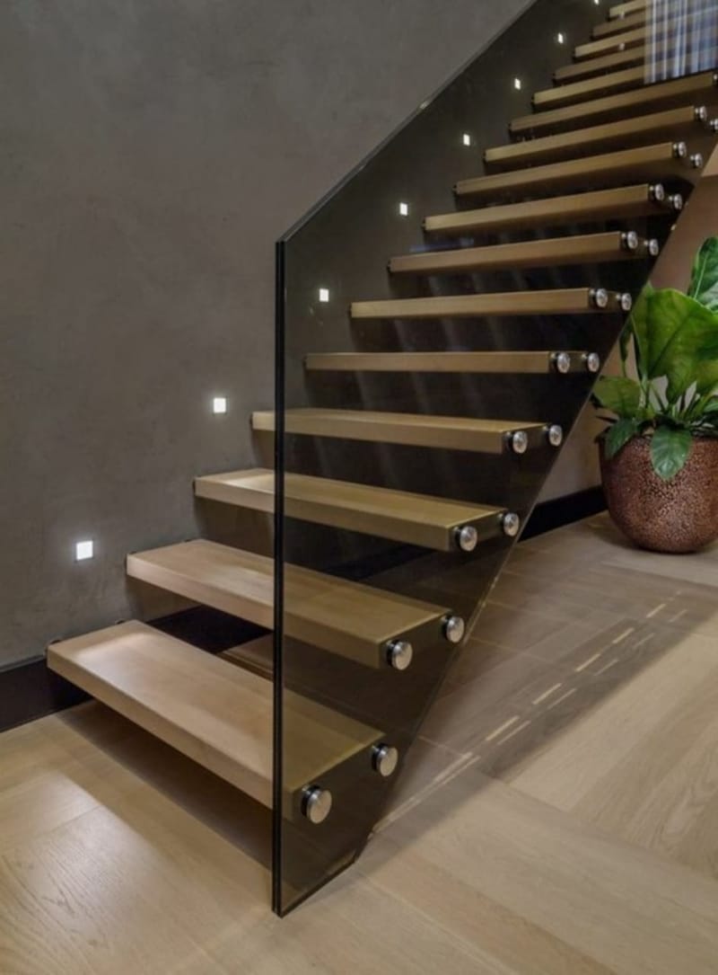 تركيب درابزين زجاج تمبر - سكريت