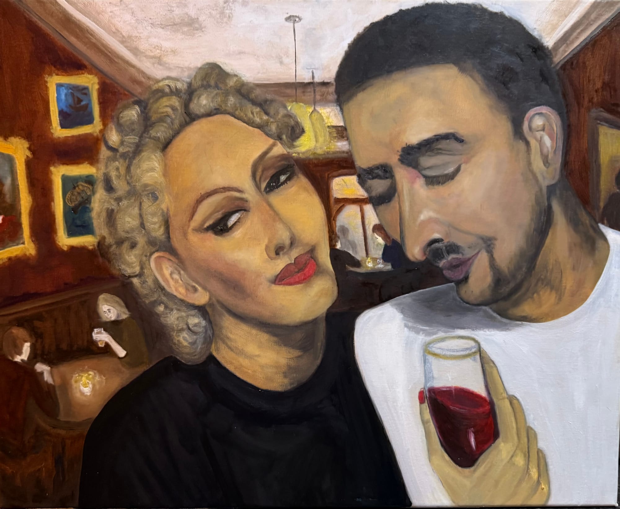 A Glass Between Us
