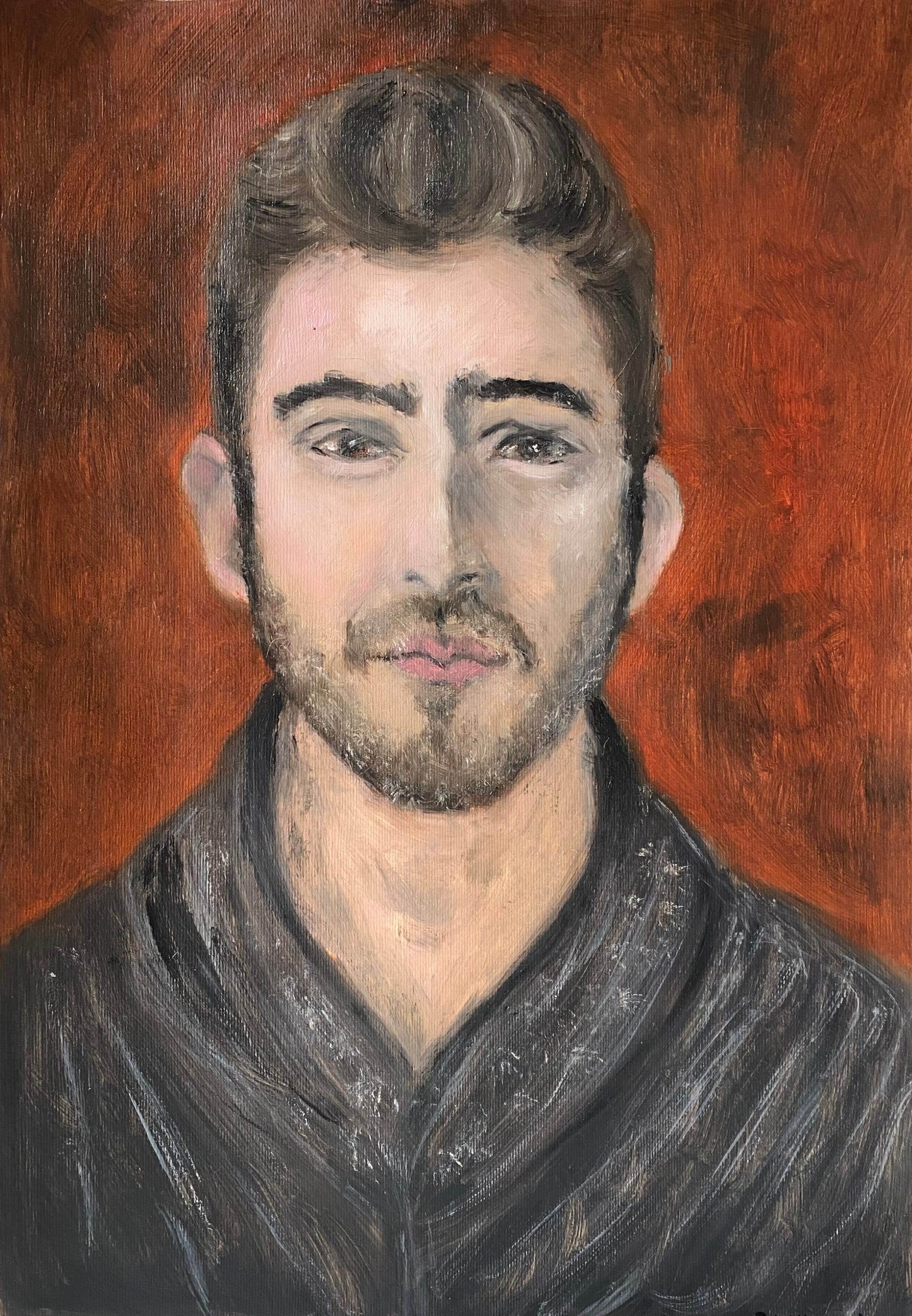 Man in a Bathrobe