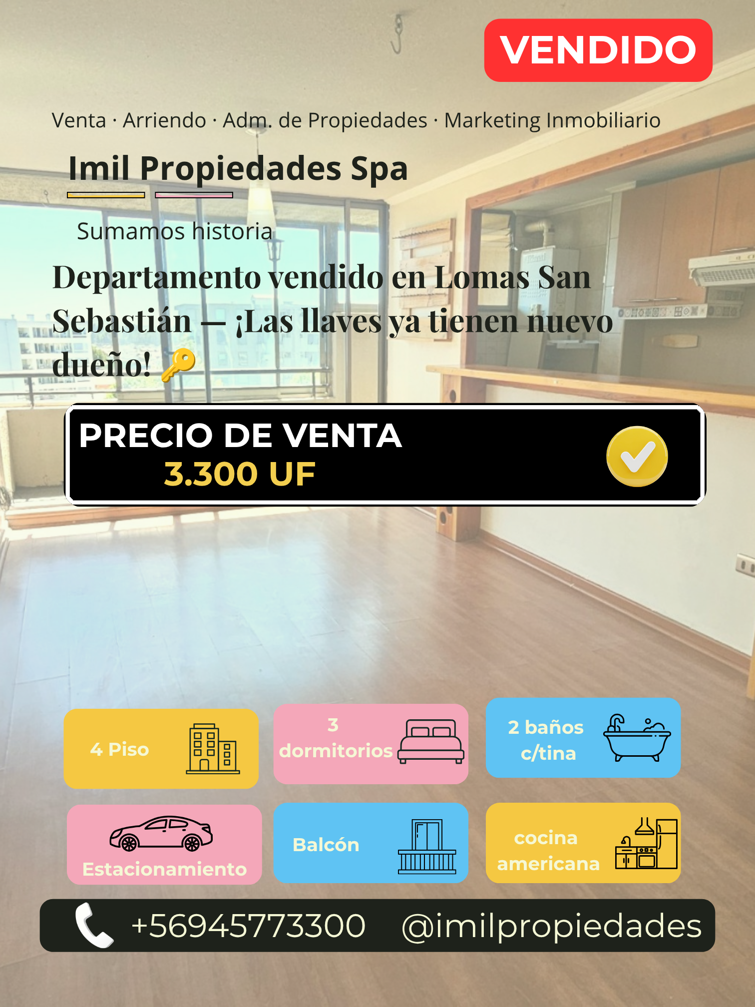 🎉 ¡Departamento vendido con éxito!