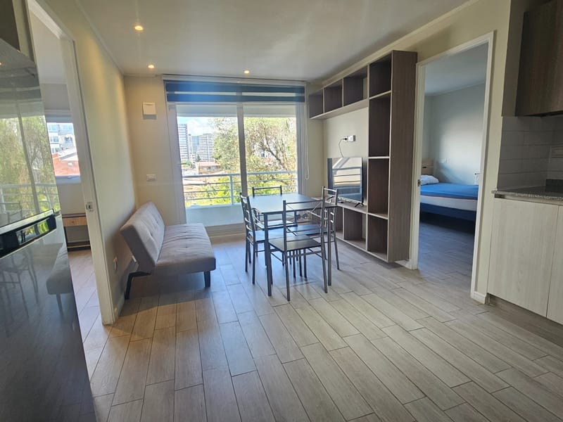 Vende Departamento Amoblado Estilo Mariposa en Concepción. Próximo a la Uss.