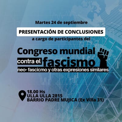 Una semilla de la Internacional Antifascista en Argentina
