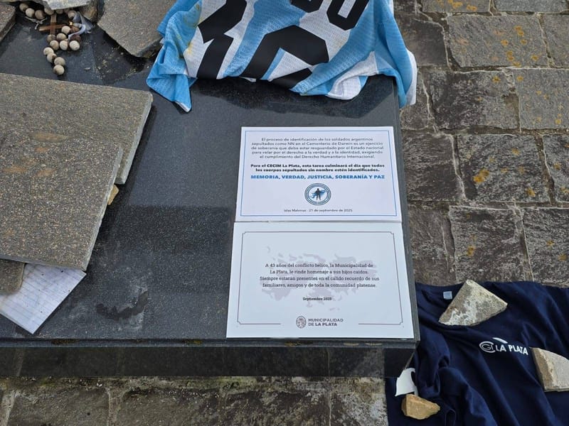 En el día mundial de la paz, una jornada histórica en Malvinas.