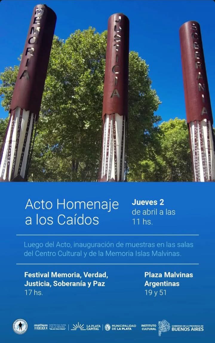 Compartimos el discurso del Centro de excombatientes de la Plata CECIM, del día 2 de Abril de 2026, al cual adherimos