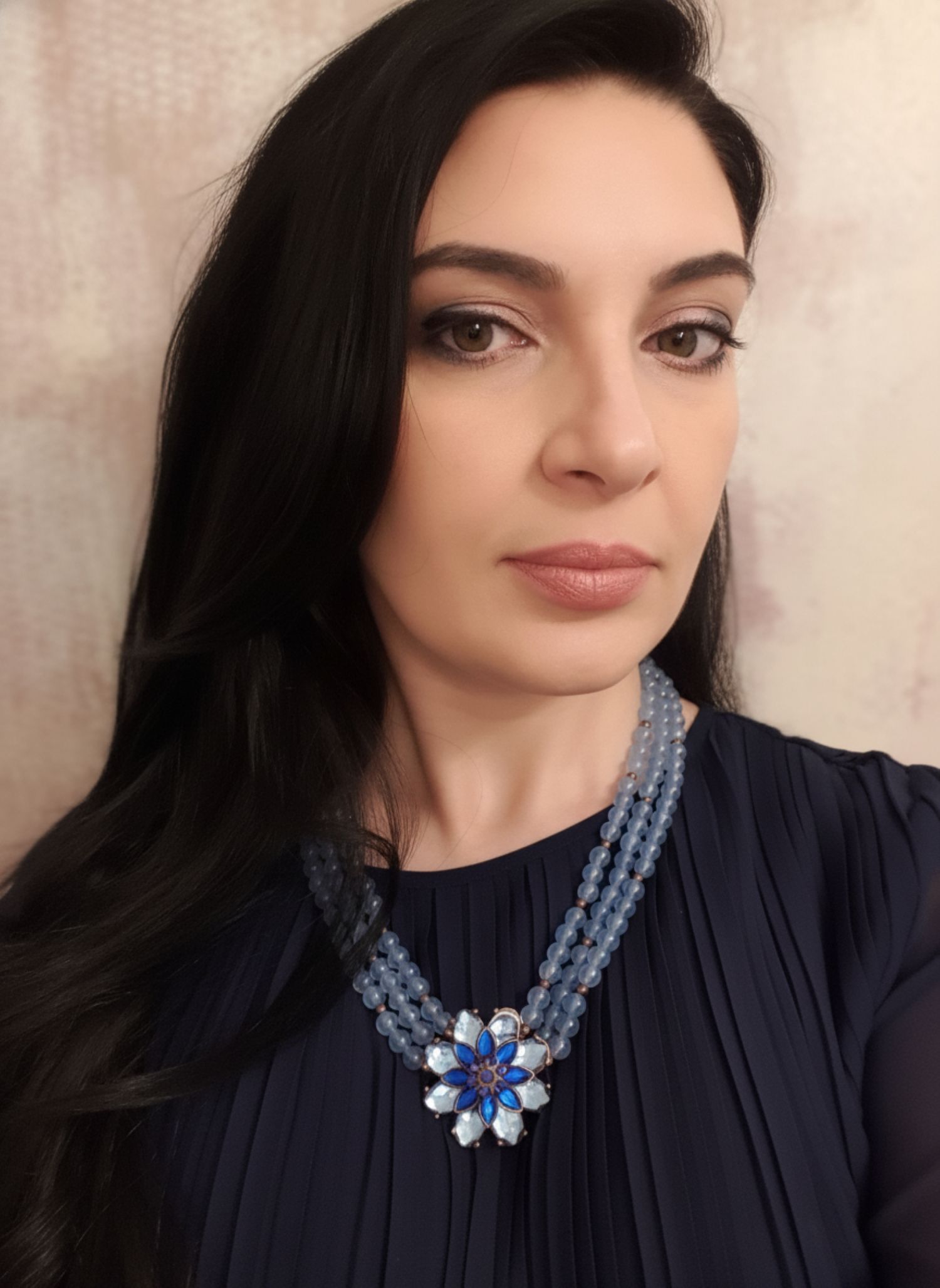 Jade with repurposed vintage brooch