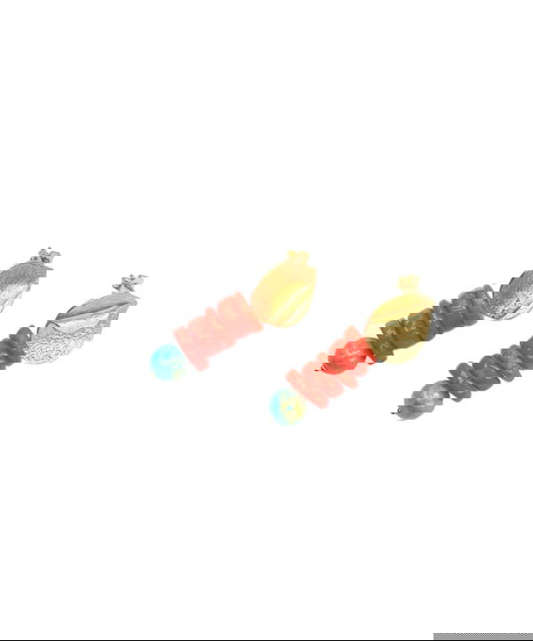 Coral earrings with jade