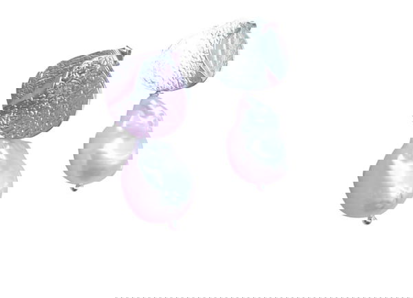 Baroque pearl earrings