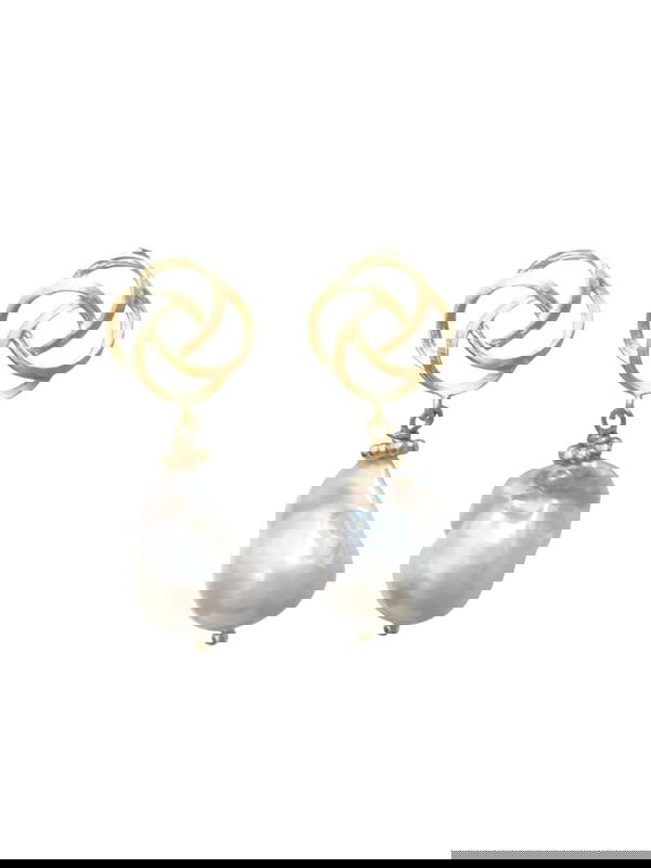 Elegant Baroque Pearl Earrings