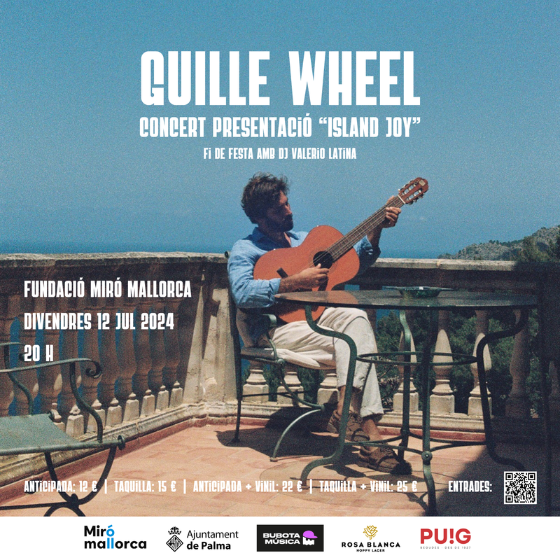 Concert de GUILLE WHEEL a la Fundació Miró Mallorca