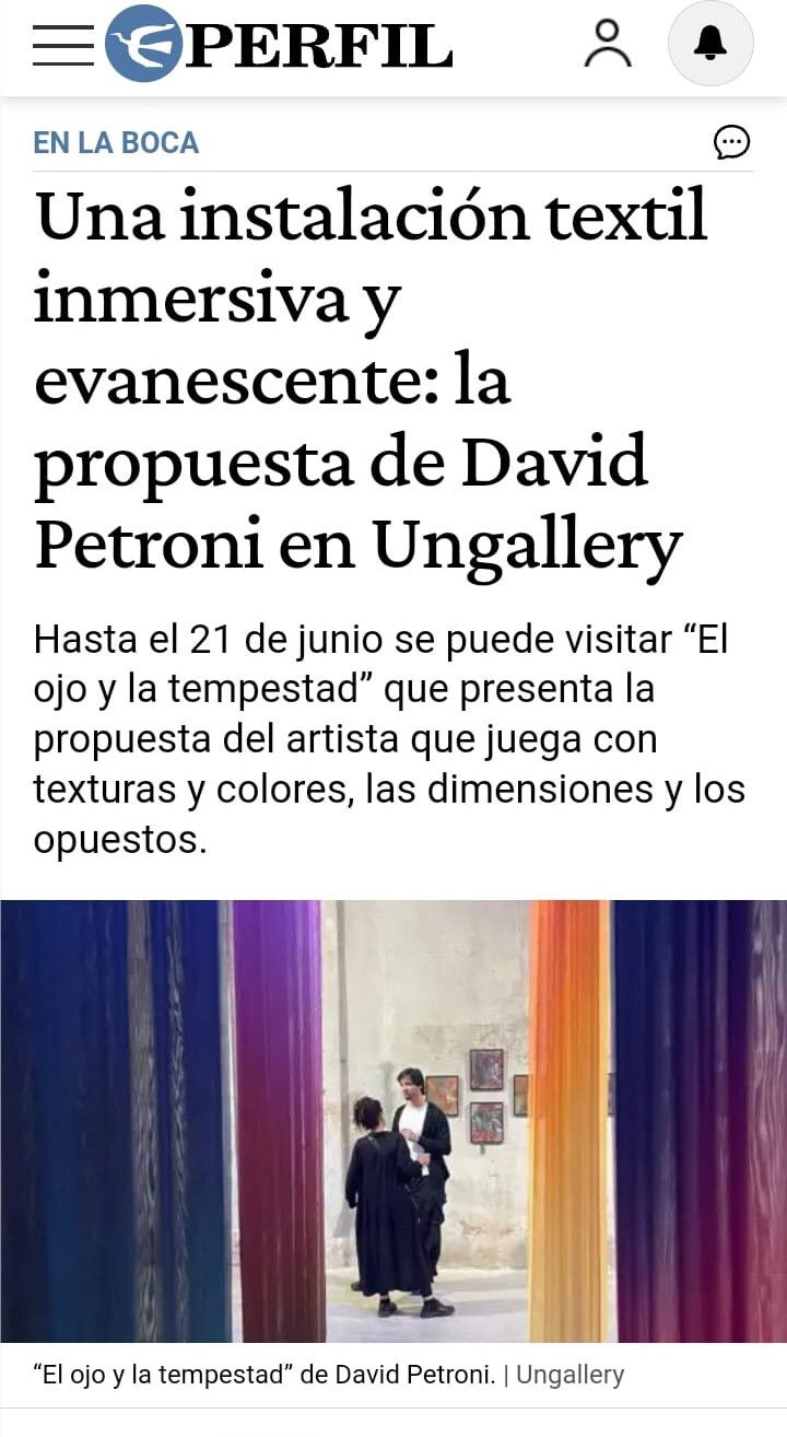 EL OJO Y LA TEMPESTAD, UNGALLERY 2025