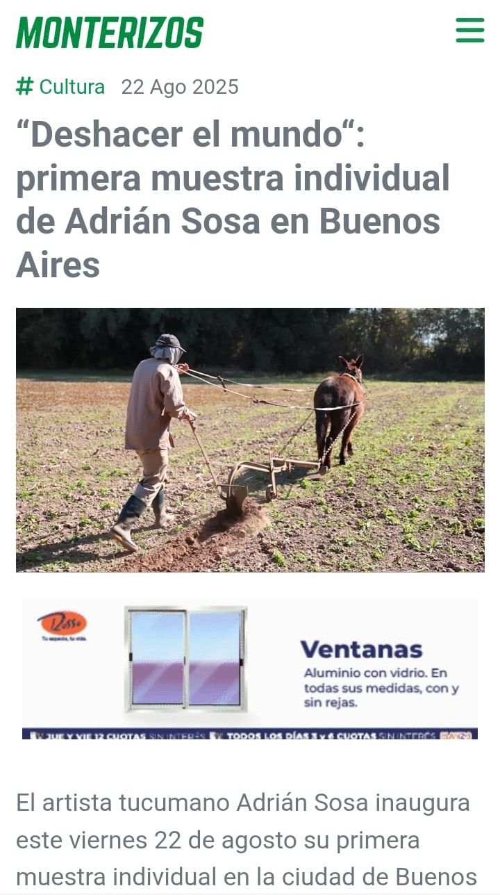DESHACER EL MUNDO, PABELLON 4, 2025