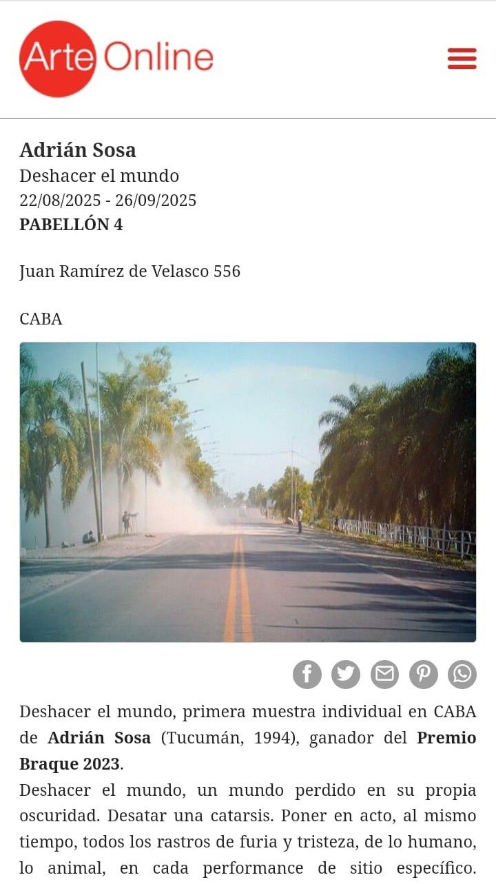 DESHACER EL MUNDO, PABELLÓN 4, 2025