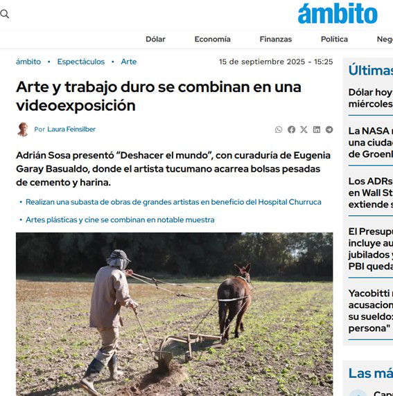 DESHACER EL MUNDO, PABELLÓN 4, 2025