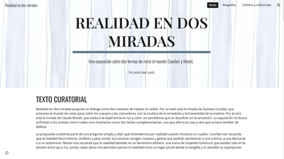 REALIDAD EN DOS MIRADAS. Una exposición sobre dos formas de mirar el mundo: Courbet y Monet