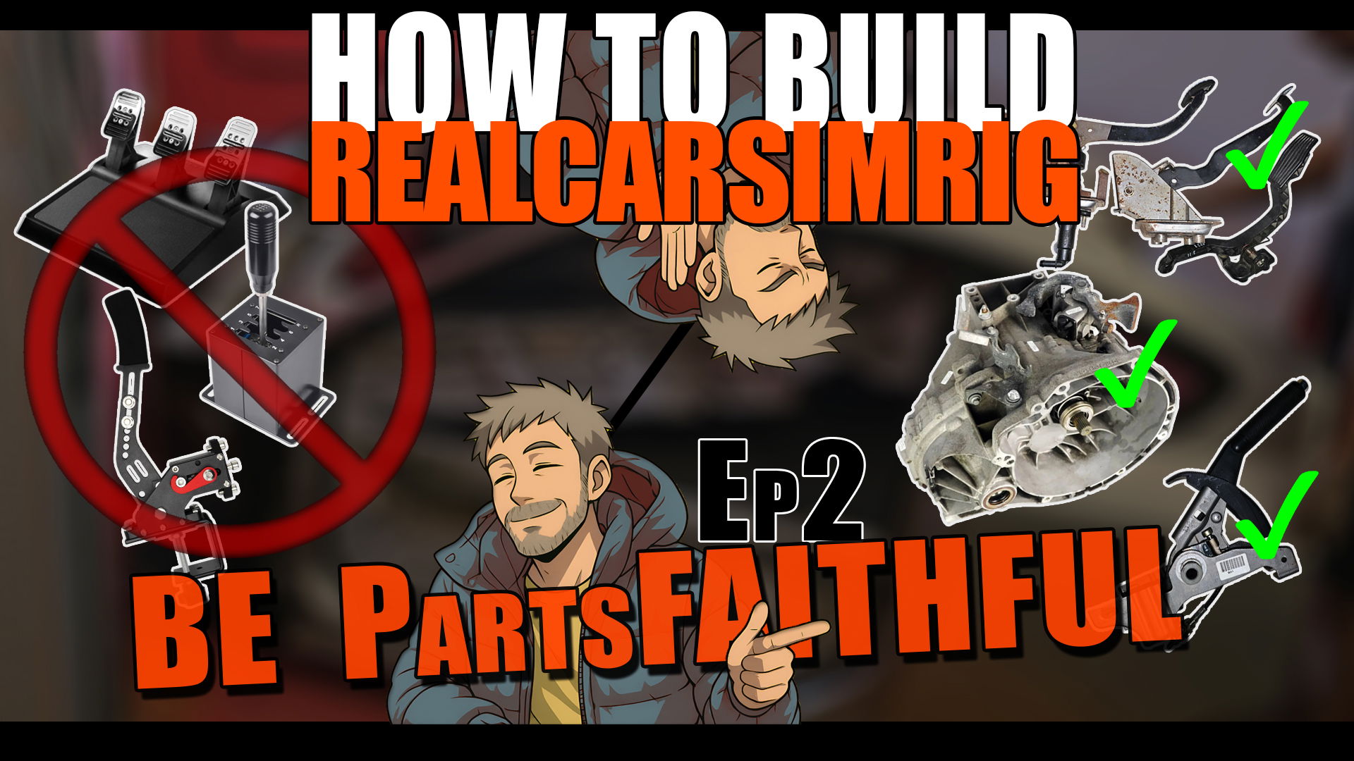 Parts-Fidelity in RealCarSimRig: Real Car Parts, Real Feel