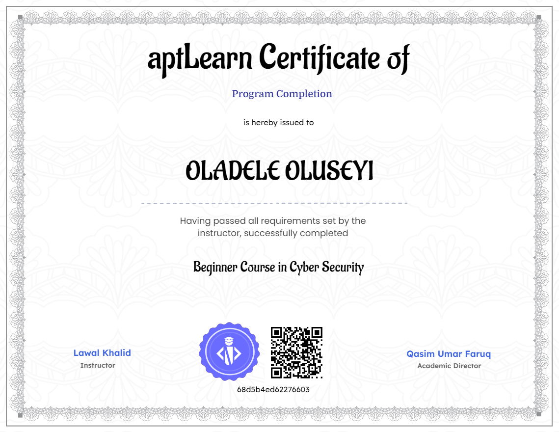 Licenses & Certifications