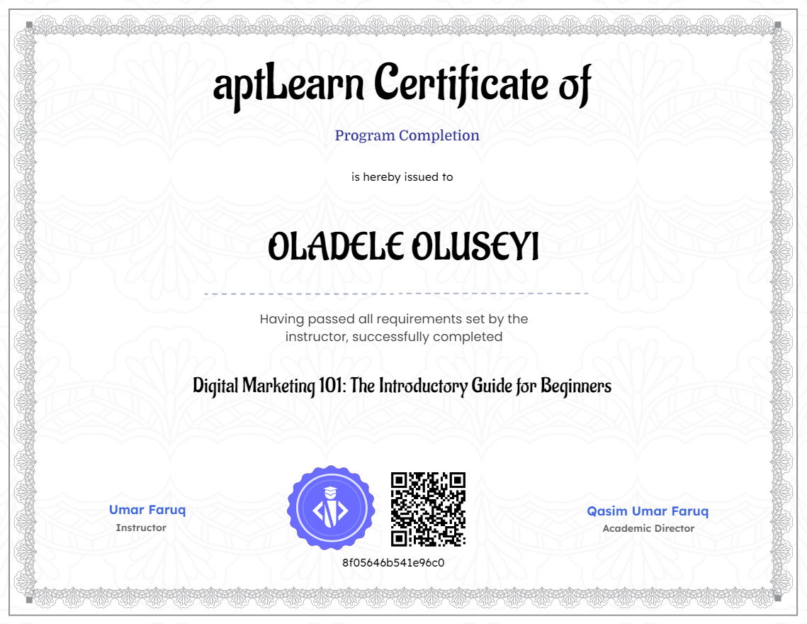 Licenses & Certifications