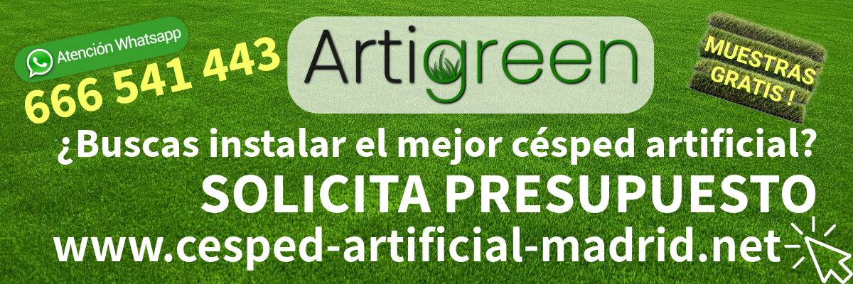 Solicita Presupuesto de Césped Artificial en Madrid