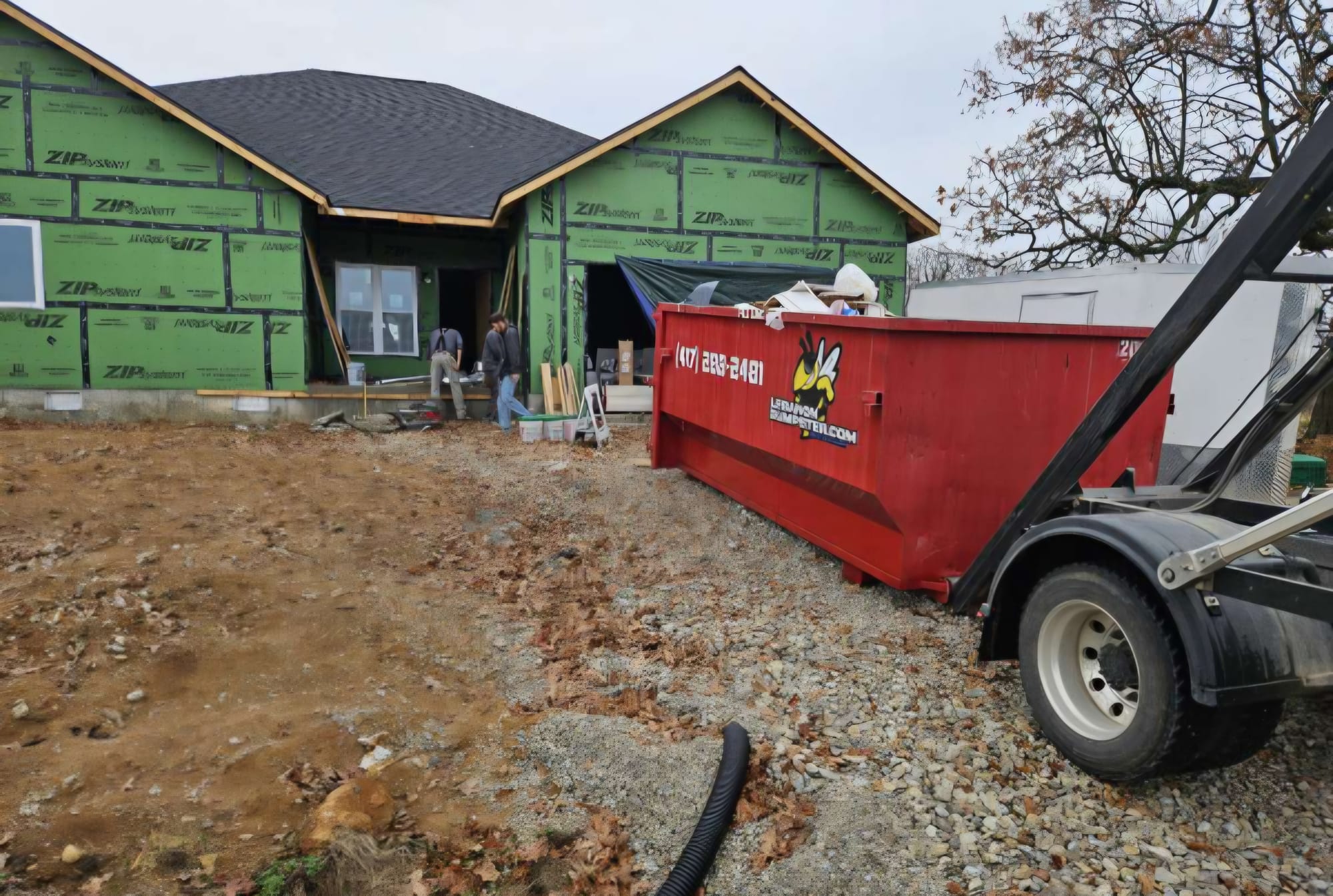 30 Yard Roll Off Dumpster Available to Your Larger Scale Jobs