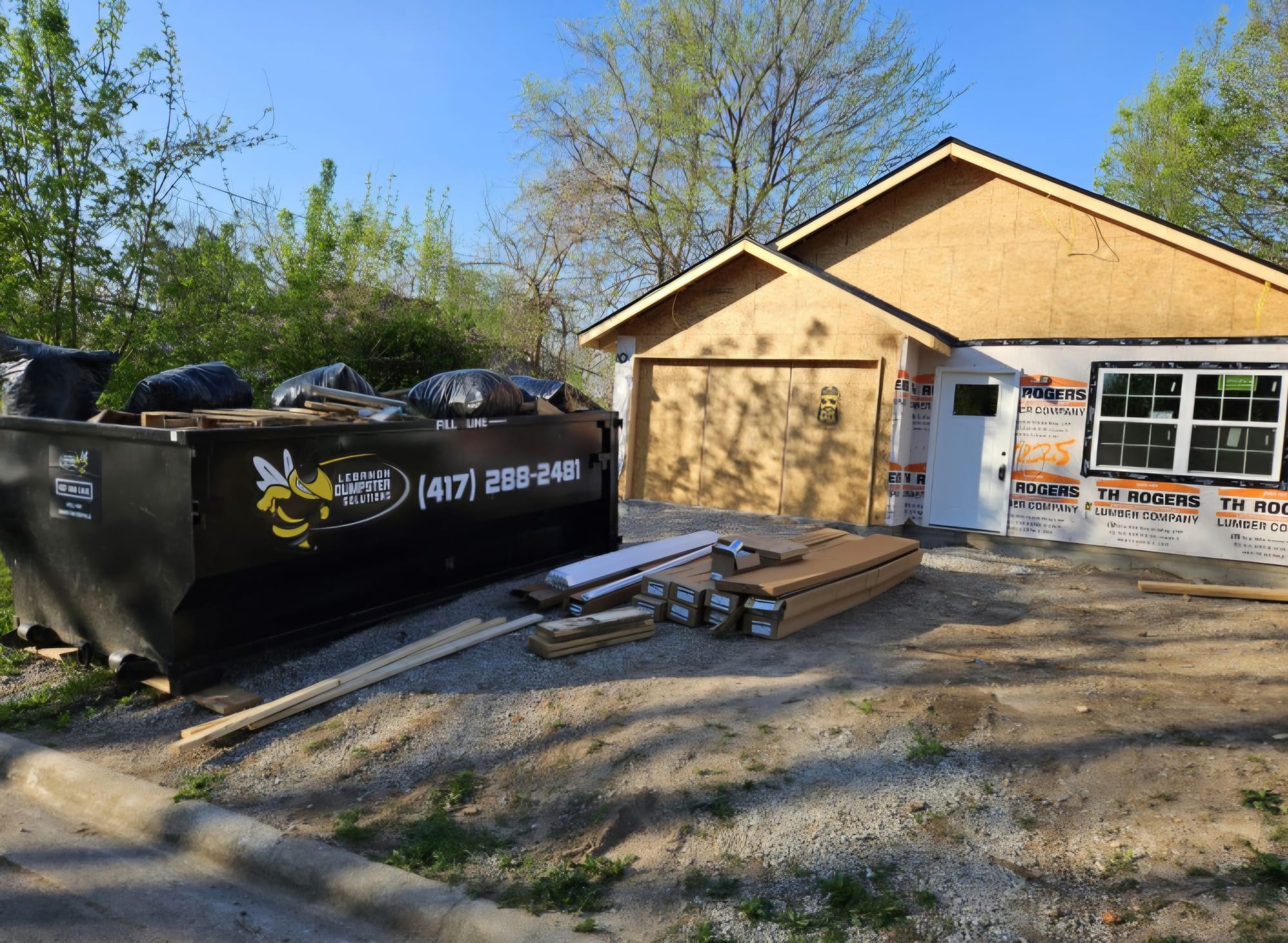 Construction Roll Off Dumpster Rentals