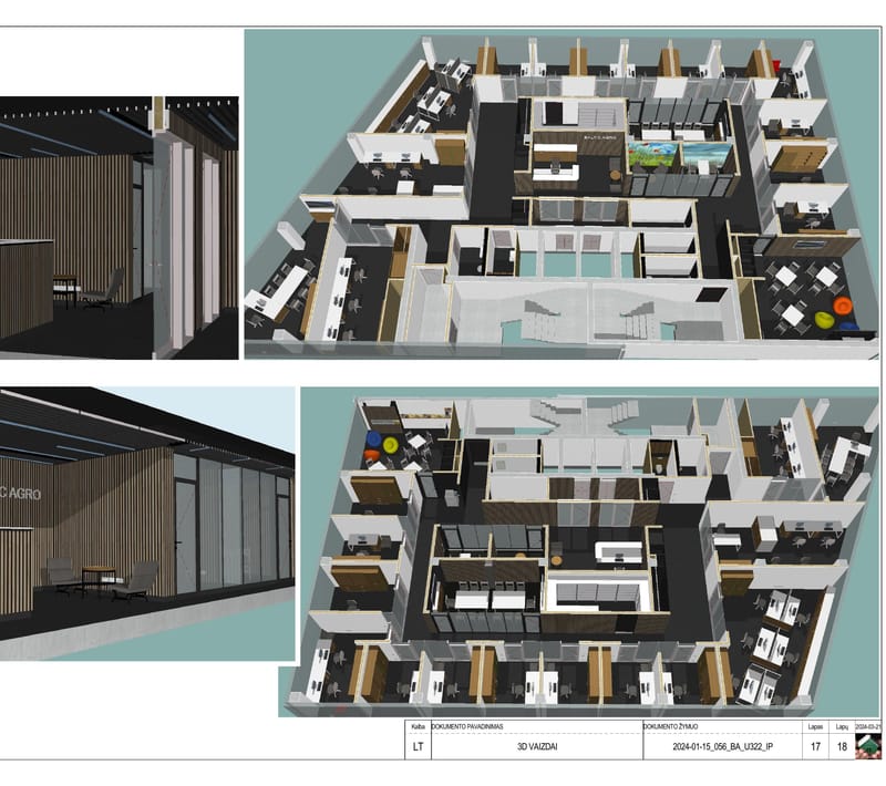 Office Interior Design in Vilnius, LT