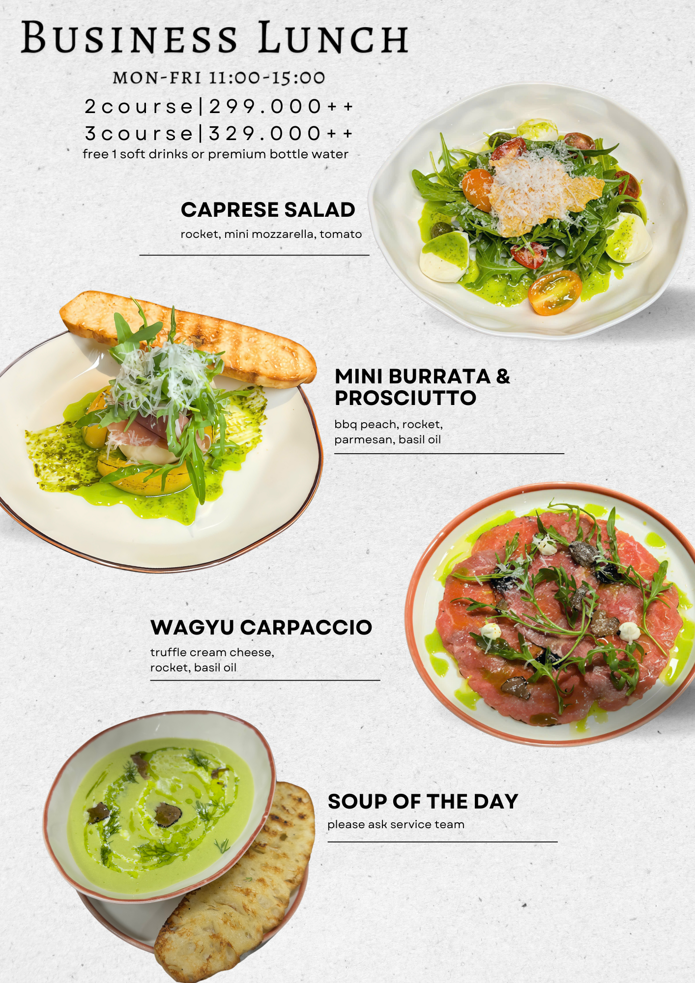 Set Lunch Starters
