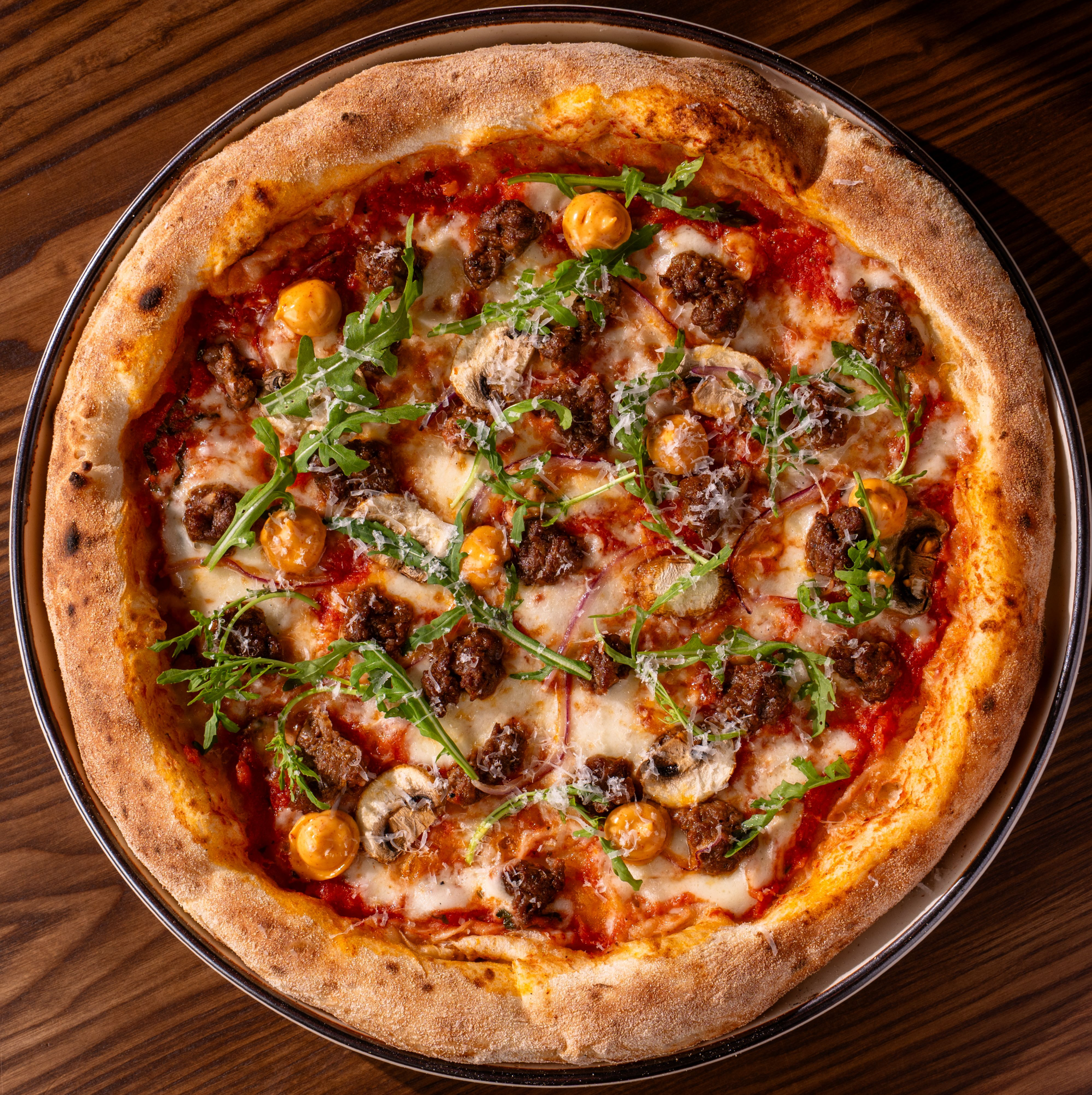 Spicy Beef Sausage Pizza | 279.000 ₫
