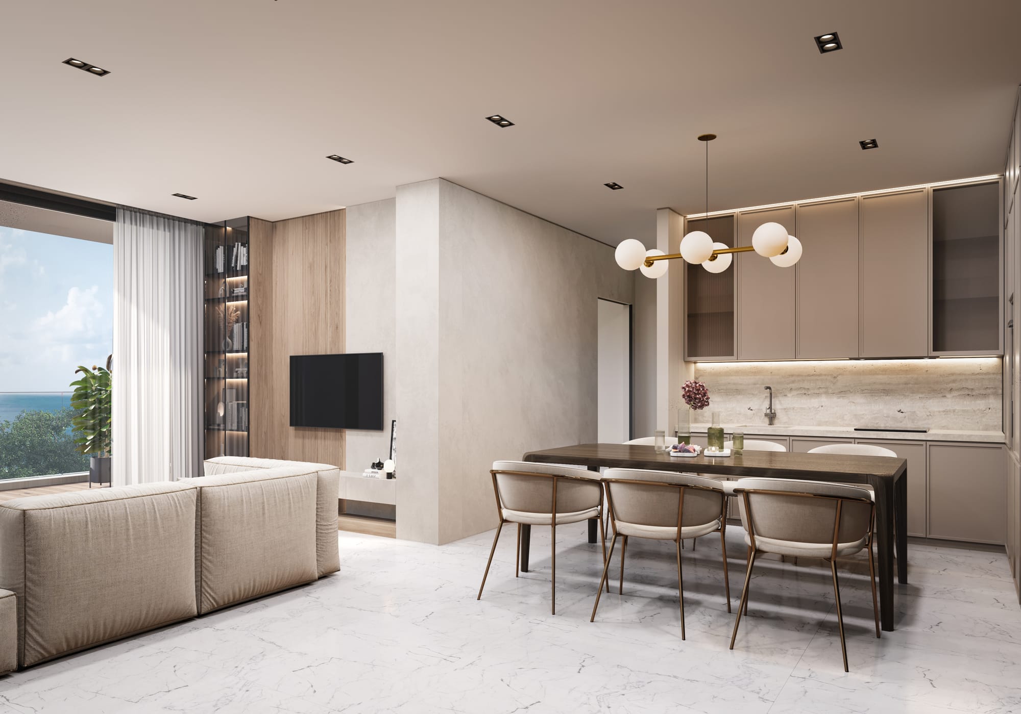 מתחם מגורים-הכל במקום אחד-יורוסקיפו