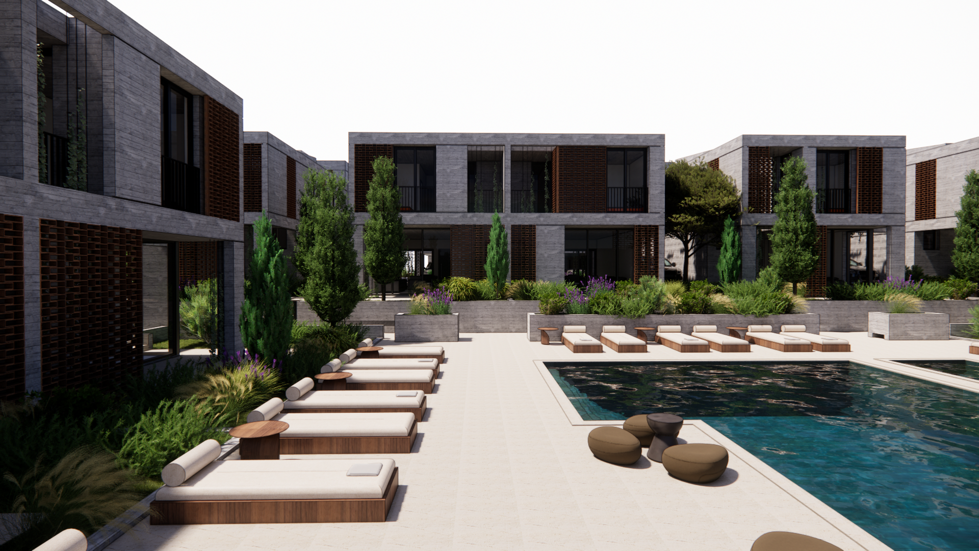 מגורי יוקרה מודרניים באמבה, פאפוס