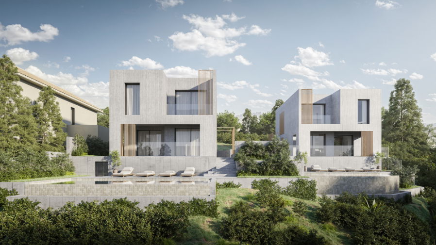 וילות יוקרה בעיצוב מודרני בקוניה, פאפוס