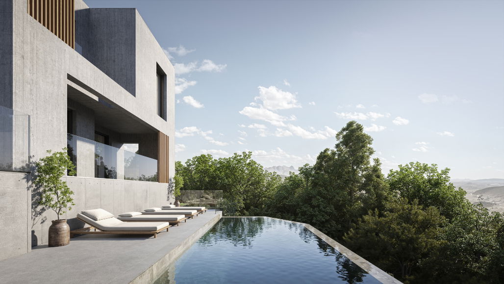 וילות יוקרה בעיצוב מודרני בקוניה, פאפוס