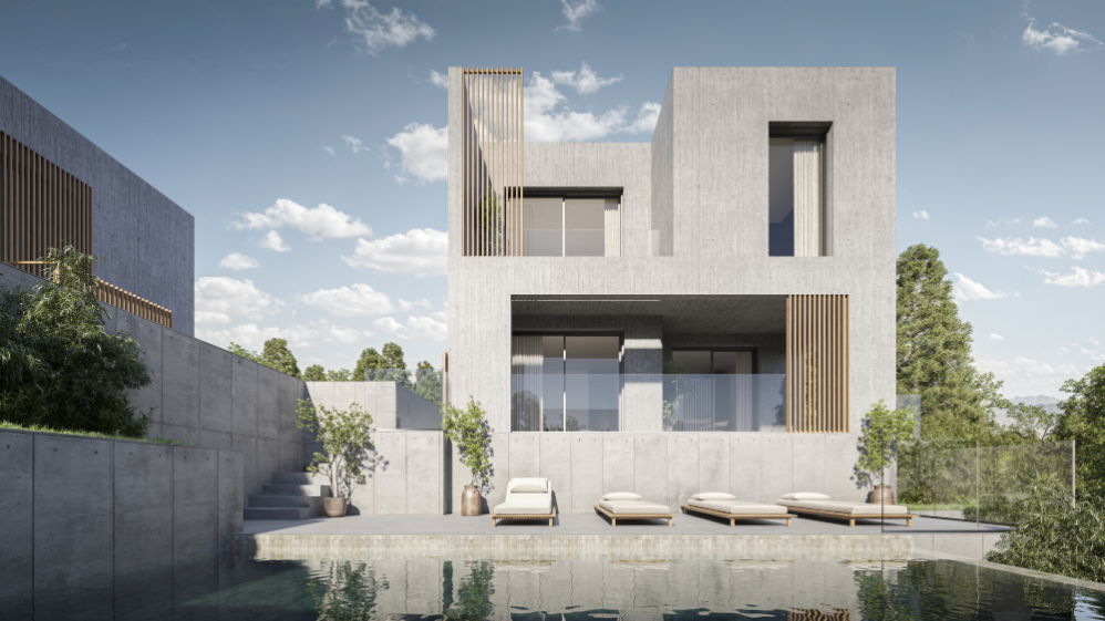 וילות יוקרה בעיצוב מודרני בקוניה, פאפוס