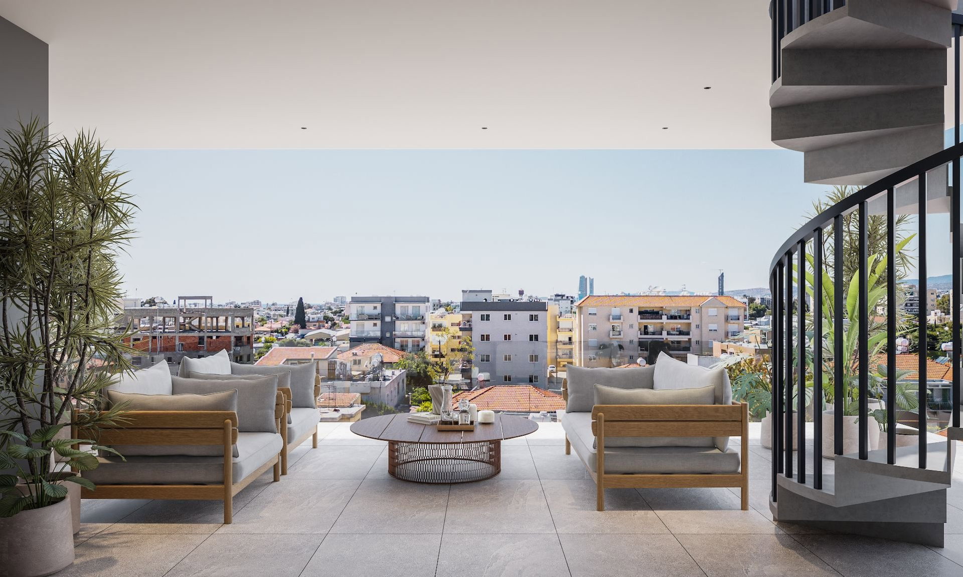 דירת פנטהאוז אחרונה בפרויקט OLIVE VIEW – הזדמנות אחרונה ב-Agios Ioannis