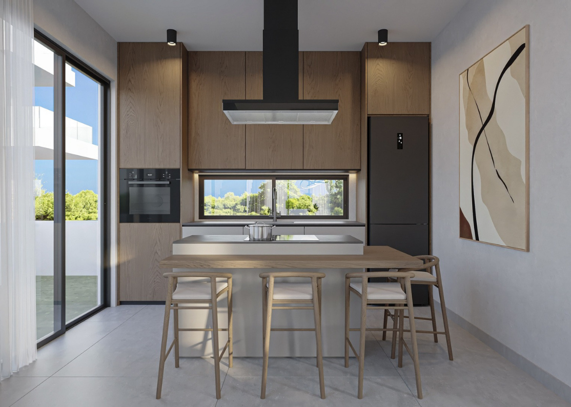 Two-family villas in Kissonerga – modern quality of life in a gated complex facing the sea