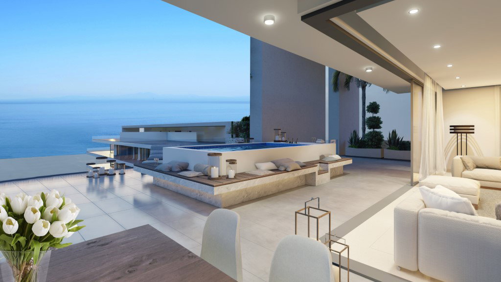 Apartments in Paphos facing the sea - luxury residential towers