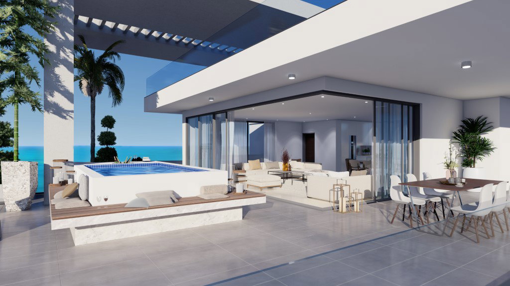 Apartments in Paphos facing the sea - luxury residential towers
