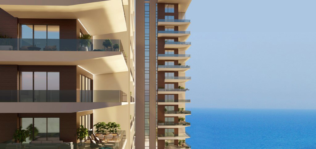 Apartments in Paphos facing the sea - luxury residential towers