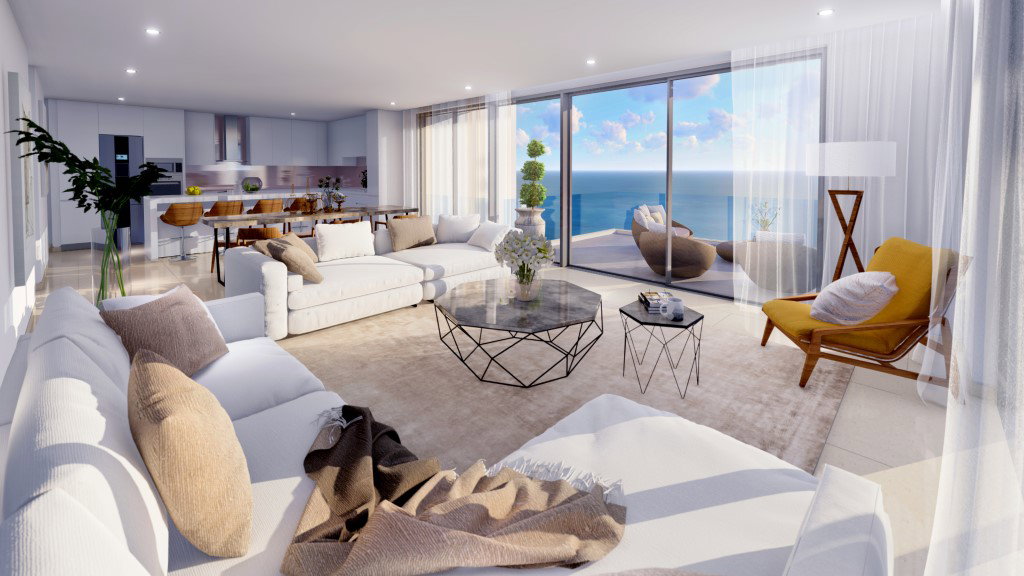 Apartments in Paphos facing the sea - luxury residential towers